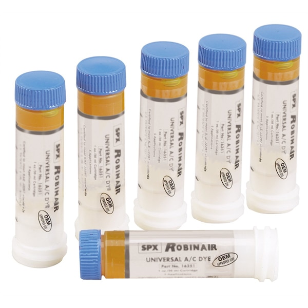 Robinair 6PK 14 OZ DYE CARTRIDGE ROB16357 - main